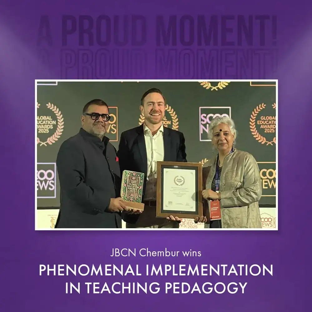 JBCN International School Chembur wins Global Education Award 2025 for phenomenal implementation in teaching pedagogy