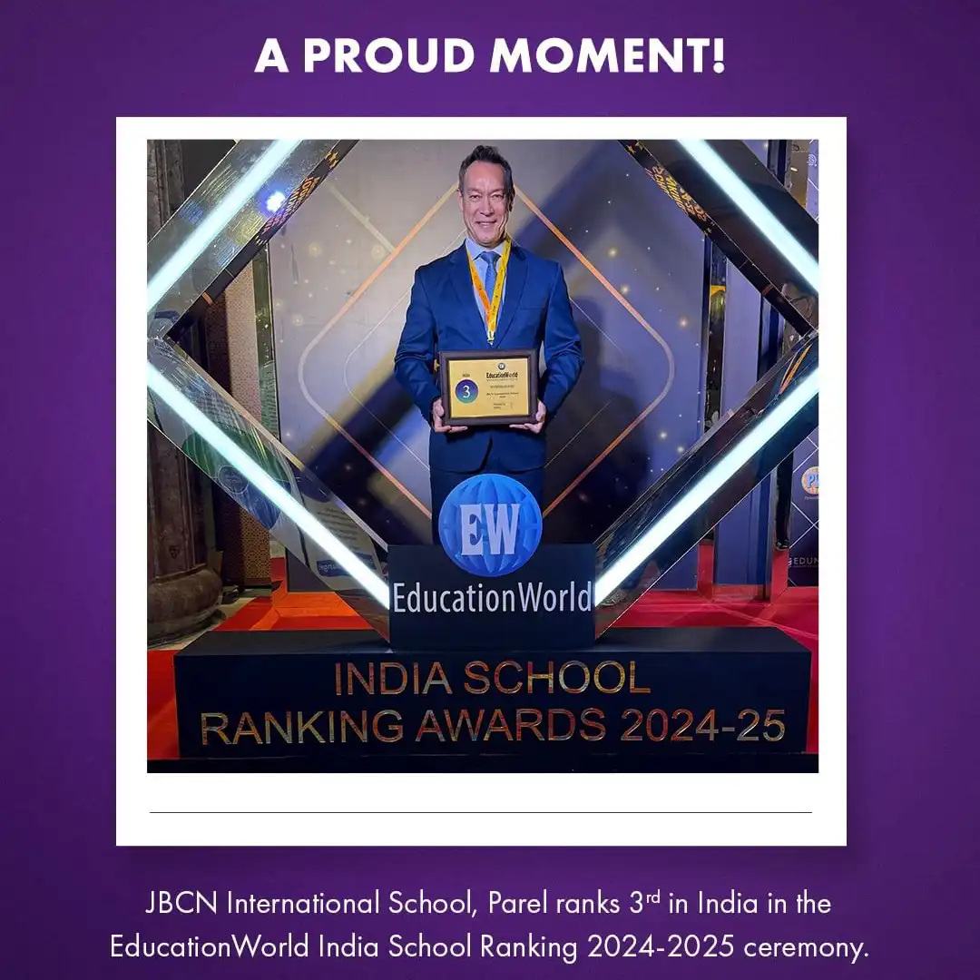 Recognised as the 3rd Best International School in India, Maharashtra, and Mumbai by Education World!