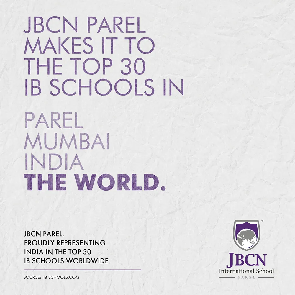 JBCN Parel Ranked in the Top 30 IB Schools in the World