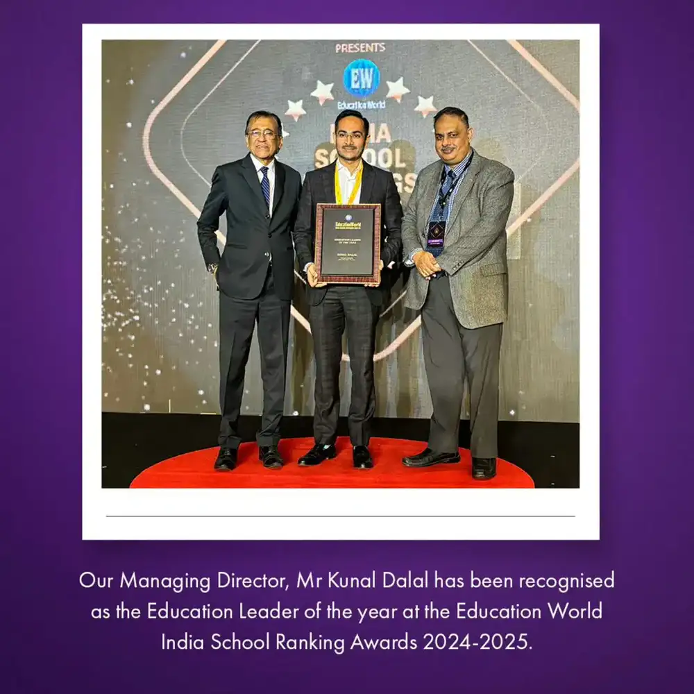 Mr. Kunal Dalal recognized as Educational Leader of the Year at Education World 2024-25